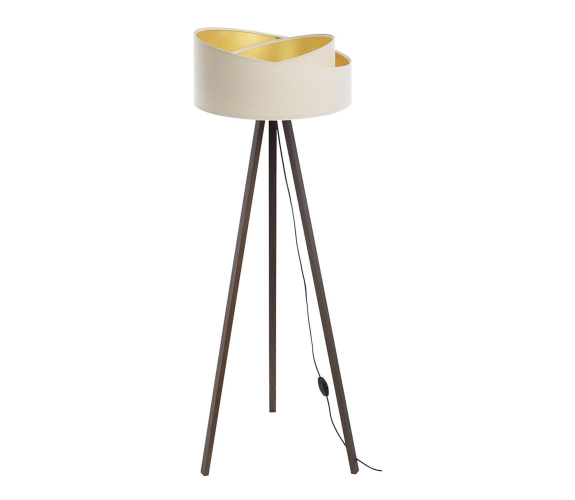 Lampa podłogowa GALAXY 1xE27/60W/230V kremowy/brązowy