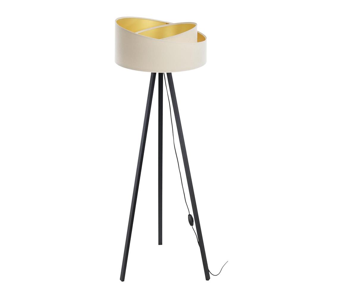 Lampa podłogowa GALAXY 1xE27/60W/230V kremowy/czarny