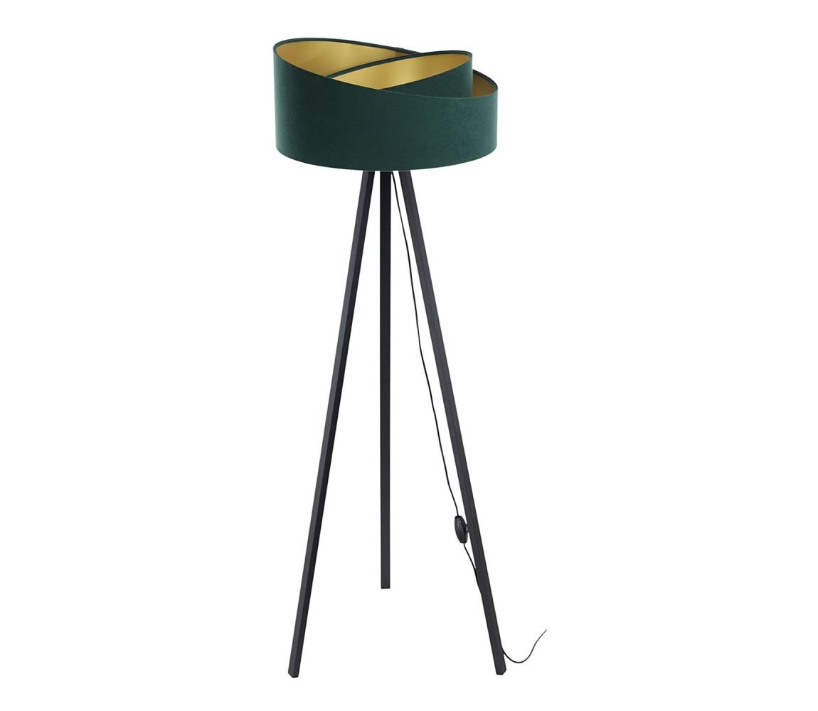 Lampa podłogowa GALAXY 1xE27/60W/230V zielony/czarny