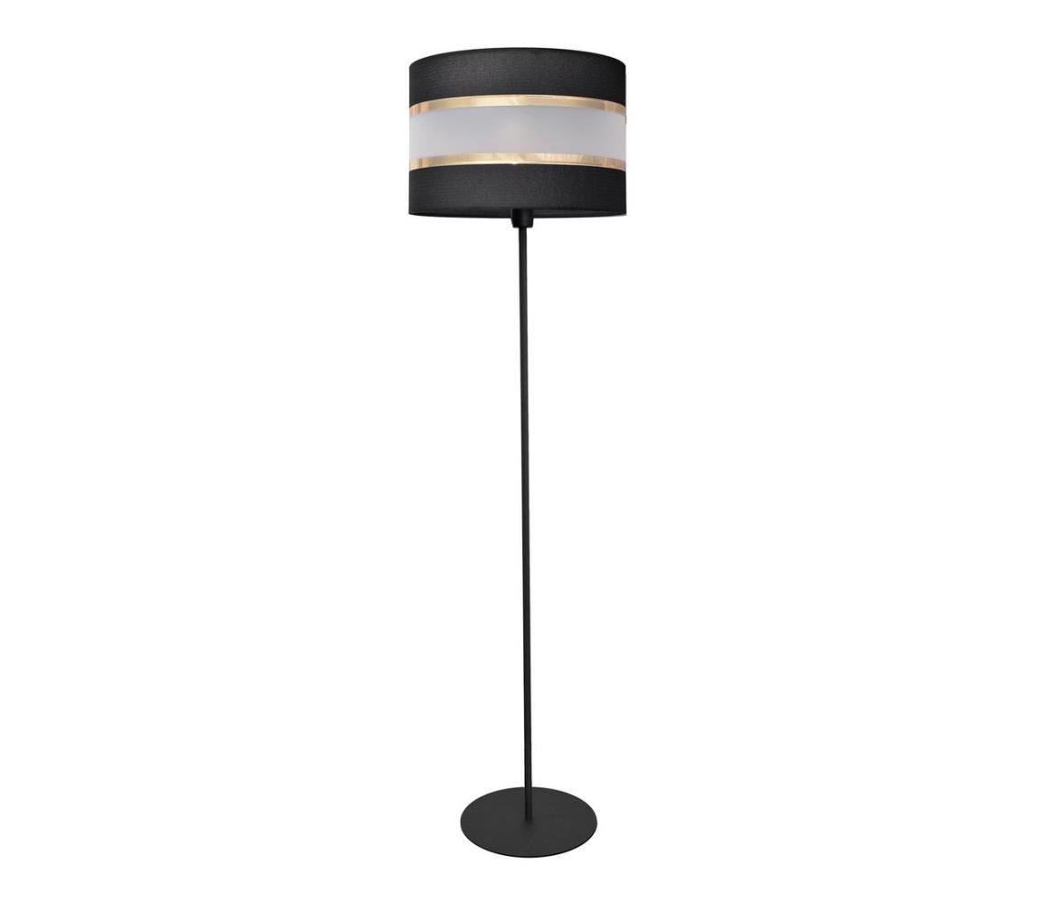 Lampa podłogowa HELEN 1xE27/15W/230V czarny/złoty