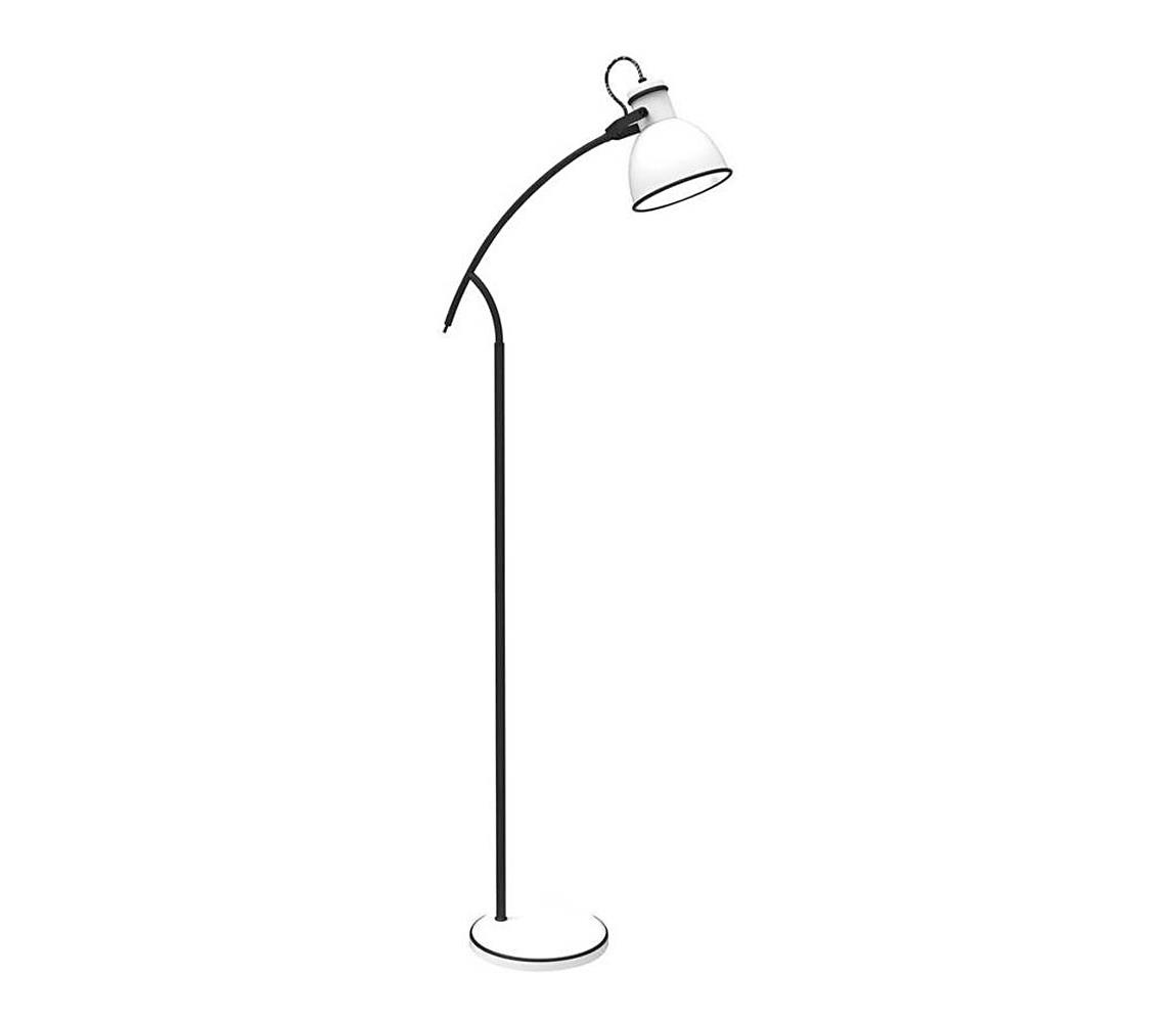 Lampa podłogowa ZUMBA 1xE27/40W/230V biały/czarny
