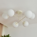 Lampa przysufitowa MOON 6xE27/15W/230V kremowa