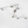 Lampa punktowa LED 6xE14/5W/230V matowy chrom