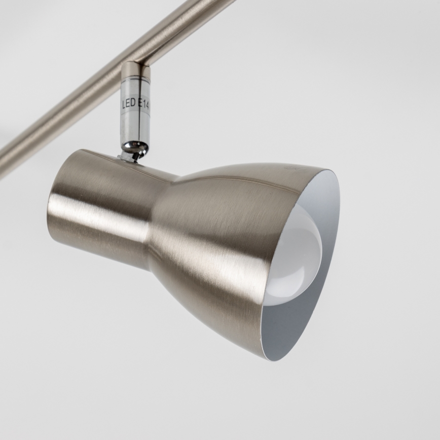 Lampa punktowa LED 6xE14/5W/230V matowy chrom