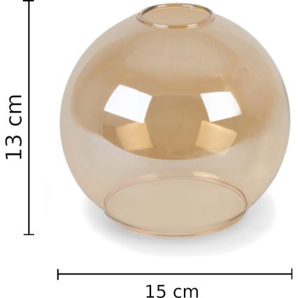 Oprawa punktowa THEA WOOD 3xE27/60W/230V śr. 30 cm