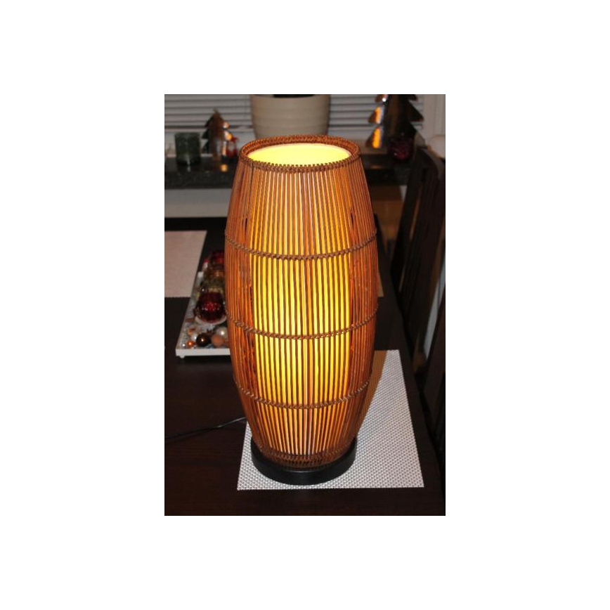 Lampa rattanowa stojąca 1xE27/11W/230V