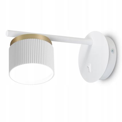 Lampa ścienna 1xGX53/35W/230V biała/złota