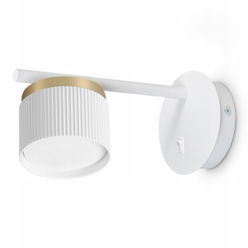 Lampa ścienna 1xGX53/35W/230V biała/złota