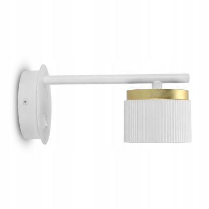 Lampa ścienna 1xGX53/35W/230V biała/złota