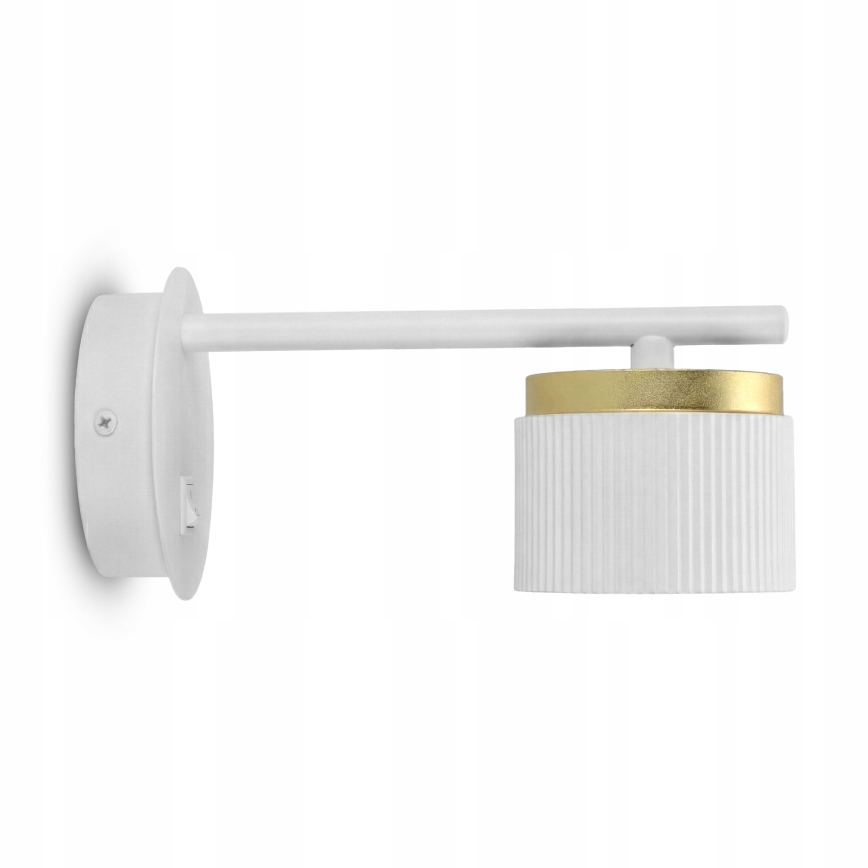 Lampa ścienna 1xGX53/35W/230V biała/złota