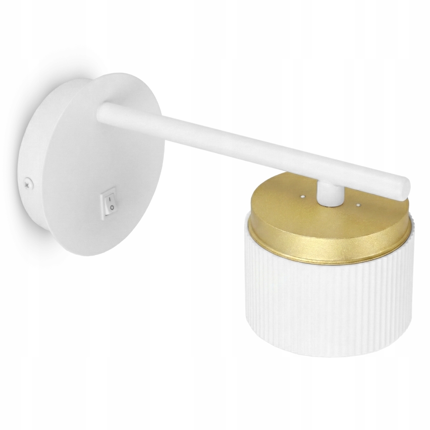 Lampa ścienna 1xGX53/35W/230V biała/złota