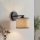 Lampa ścienna ECO 1xE27/15W/230V beżowa/rattan