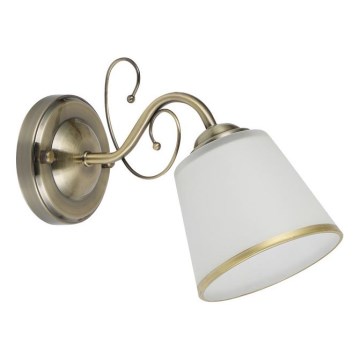Lampa ścienna LOSANNA 1xE14/40W/230V Mosiądz