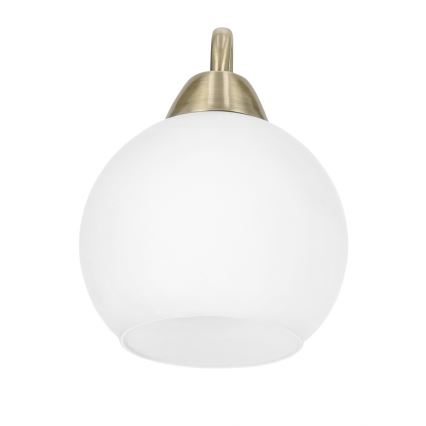 Lampa ścienna NESTOR 1xE27/40W/230V mosiądz