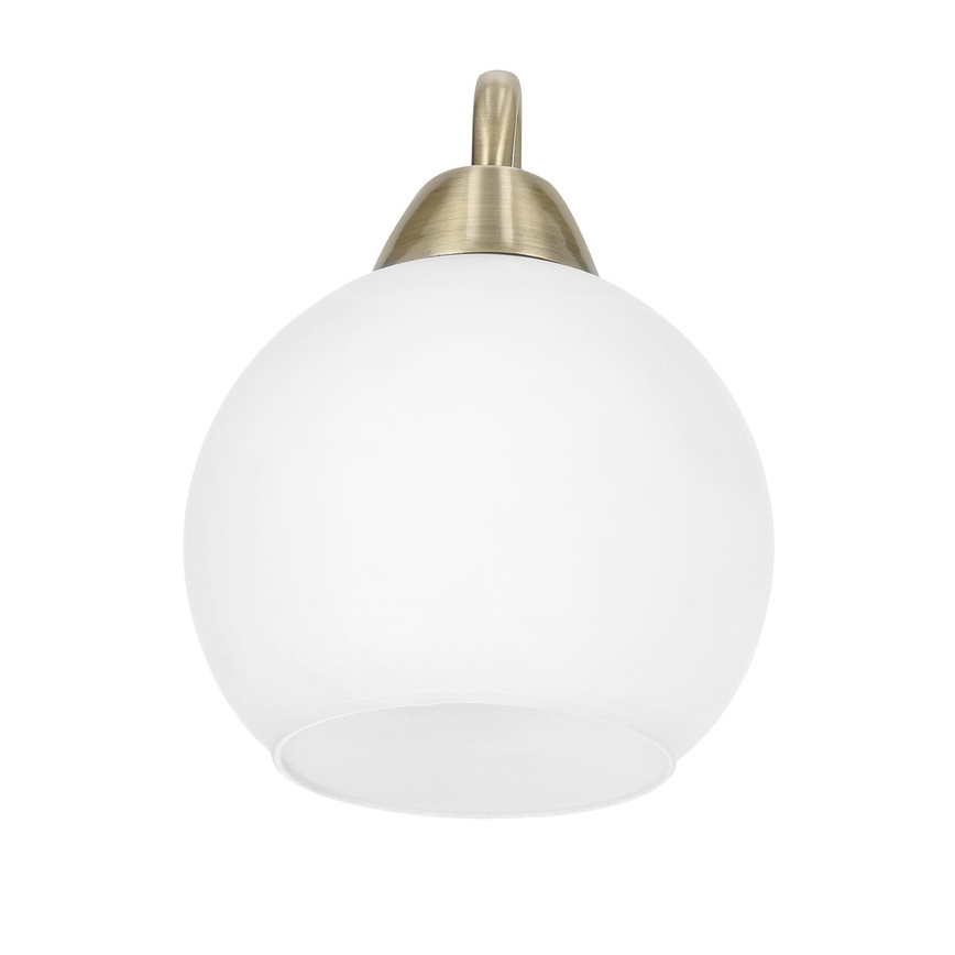 Lampa ścienna NESTOR 1xE27/40W/230V mosiądz