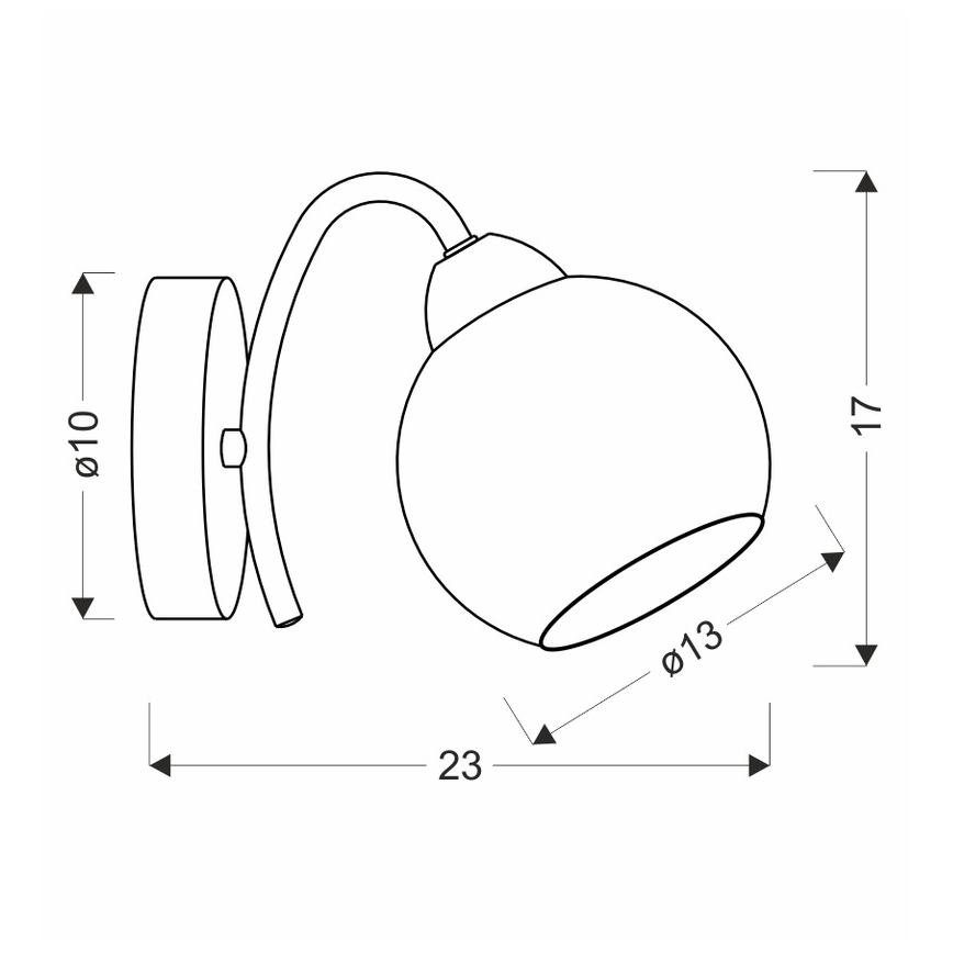 Lampa ścienna NESTOR 1xE27/40W/230V mosiądz