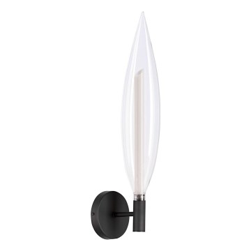 Lampa ścienna NORDIC 1xG9/5W/230V czarna/przezroczysta