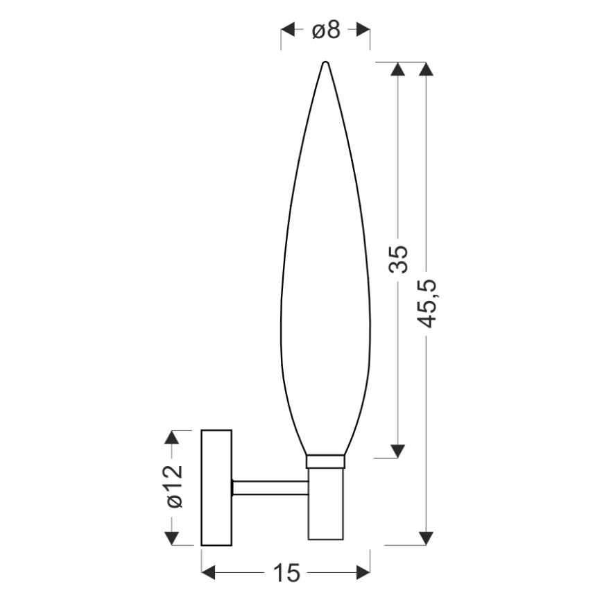 Lampa ścienna NORDIC 1xG9/5W/230V czarna/złota