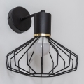 Lampa ścienna SOLANO 1xE27/15W/230V czarna/złota