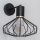Lampa ścienna SOLANO 1xE27/15W/230V czarna/złota