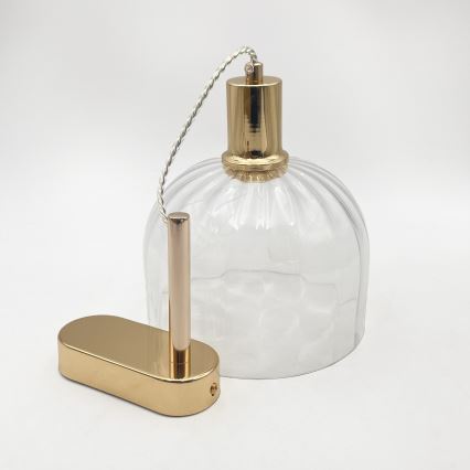 Lampa ścienna VIVE 1xE27/15W/230V złota