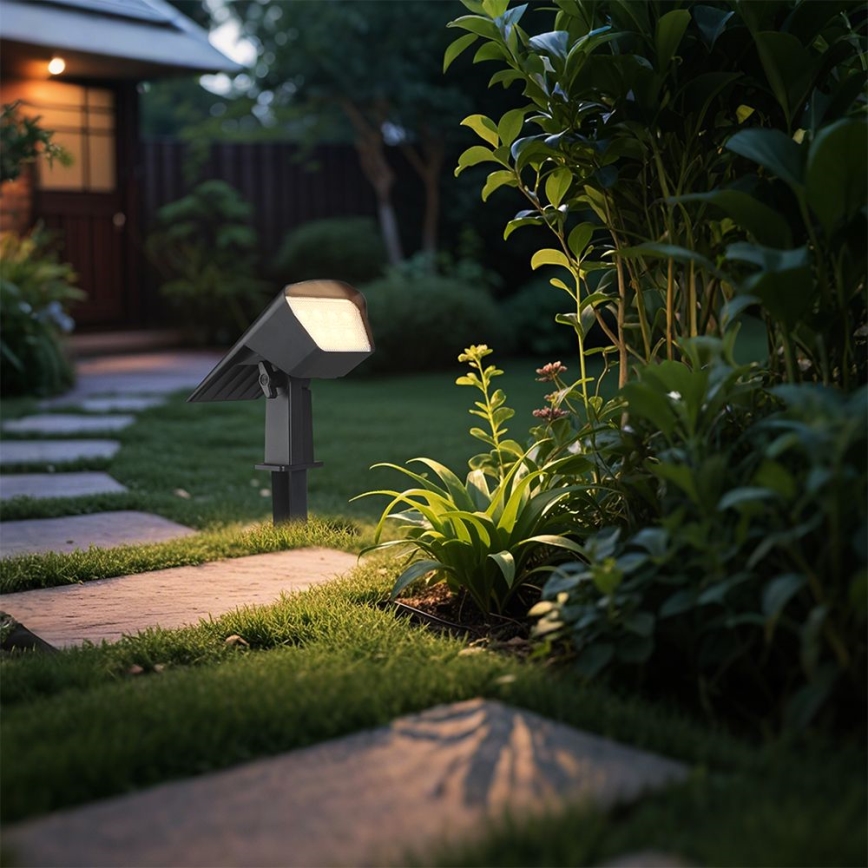 Lampa solarna 2 w 1 LED/1,3W/3,7V 3000/4000/6400K IP65 1200 mAh