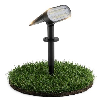 Lampa solarna 2 w 1 LED/3,7V 1200 mAh IP54 czarna