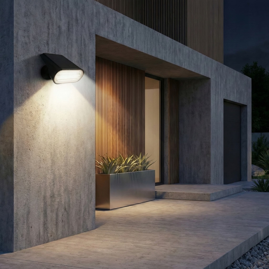Lampa solarna 2 w 1 LED/3,7V 1200 mAh IP54 czarna
