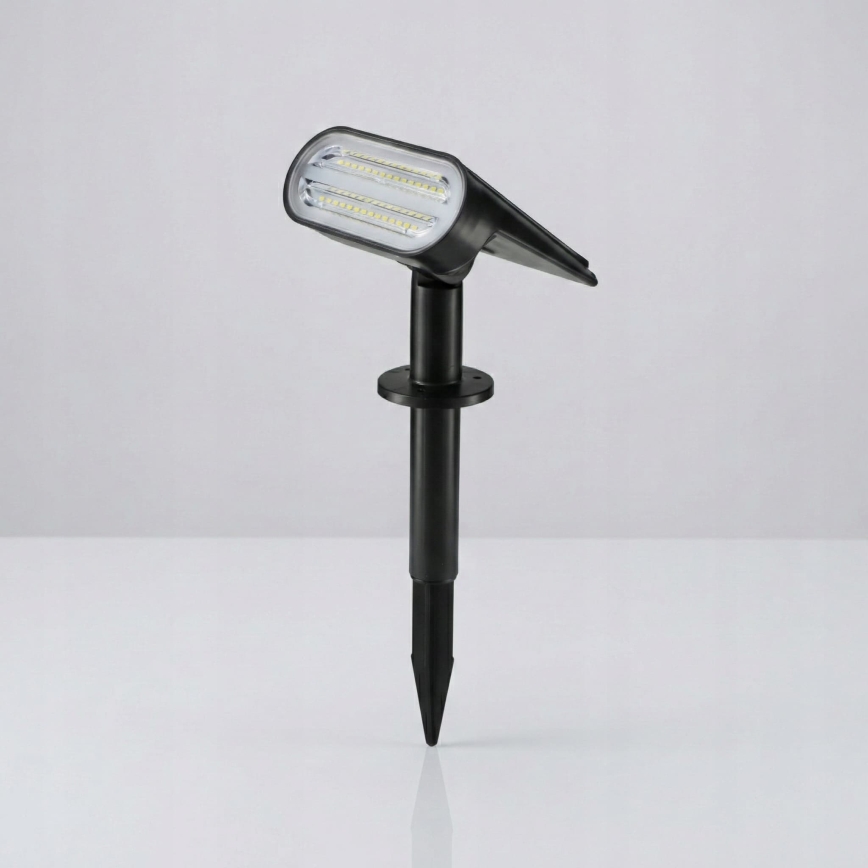 Lampa solarna 2 w 1 LED/3,7V 1200 mAh IP54 czarna