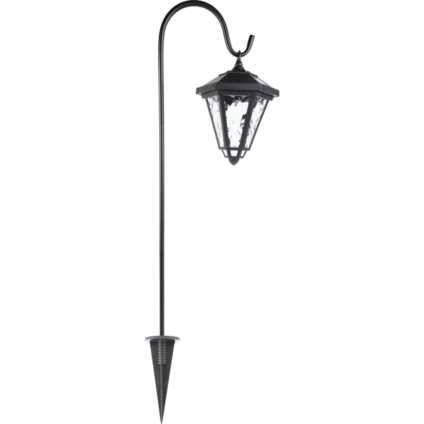 Lampa solarna LED, 1,2 V, 200 mAh, IP44, czarna