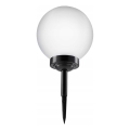 Lampa solarna LED 1,2 V 6500 K 200 mAh Ø 25 cm IP44 biały/czarny