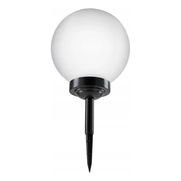 Lampa solarna LED 1,2 V 6500 K 200 mAh Ø 25 cm IP44 biały/czarny