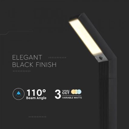 Lampa solarna LED 2 w 1 LED/1,5W/3,7V IP65 1500 mAh