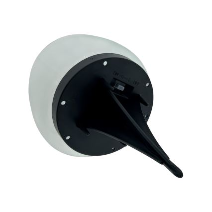 Lampa solarna LED 2xLED/1,2V 300 mAh IP44 czarny/biały