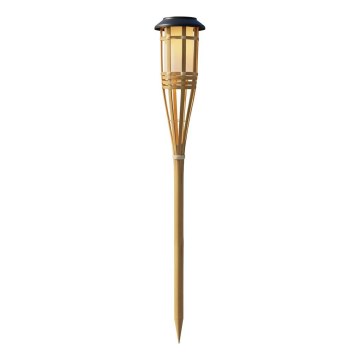 Lampa solarna LED BAMBOO LED/1,2V 150 mAh 1800K 56 cm IP44 beżowa