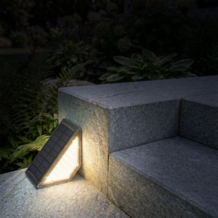 Lampa solarna LED ELI LED/4,5W/3,7V 500 mAh IP44 czarna
