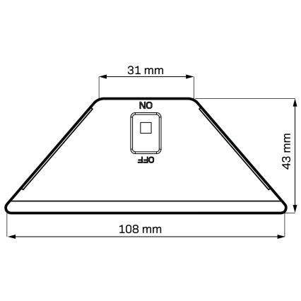 Lampa solarna LED ELI LED/4,5W/3,7V 500 mAh IP44 czarna