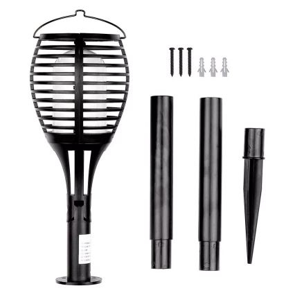 Lampa solarna LED FLAME 4 w 1 LED/0,45W/3,7V IP44 500 mAh