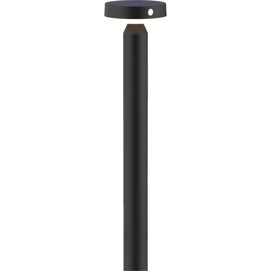 Lampa solarna LED z czujnikiem GWINEA LED/4,5W/3,7V 2000 mAh 50 cm IP44 czarna