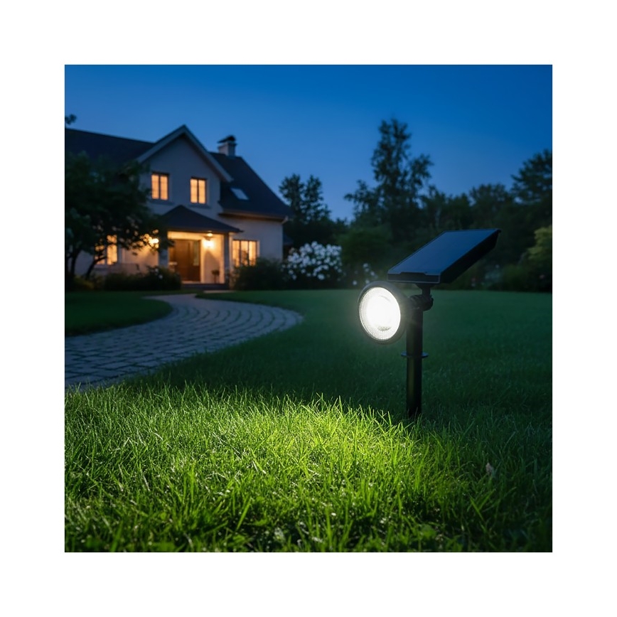 Lampa solarna LED LANCE LED/3,7V 6000K IP44 1500 mAh