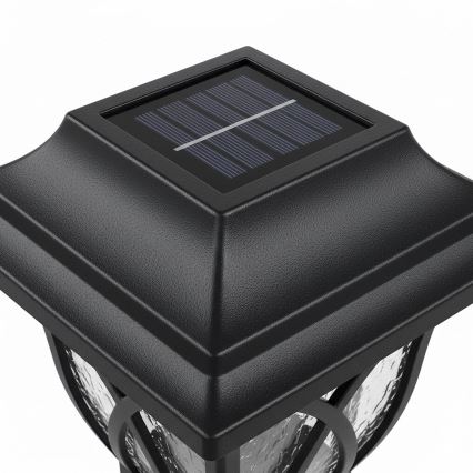 Lampa solarna LED LAWN, 1,2 V, 100 mAh, 3000 K, 44 cm, IP44, czarna
