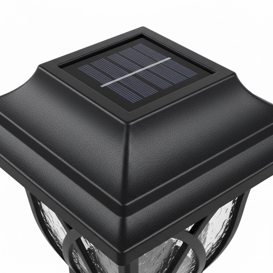 Lampa solarna LED LAWN, 1,2 V, 100 mAh, 3000 K, 44 cm, IP44, czarna