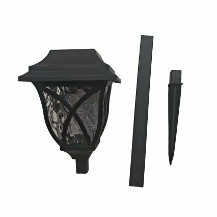 Lampa solarna LED LAWN, 1,2 V, 100 mAh, 3000 K, 44 cm, IP44, czarna