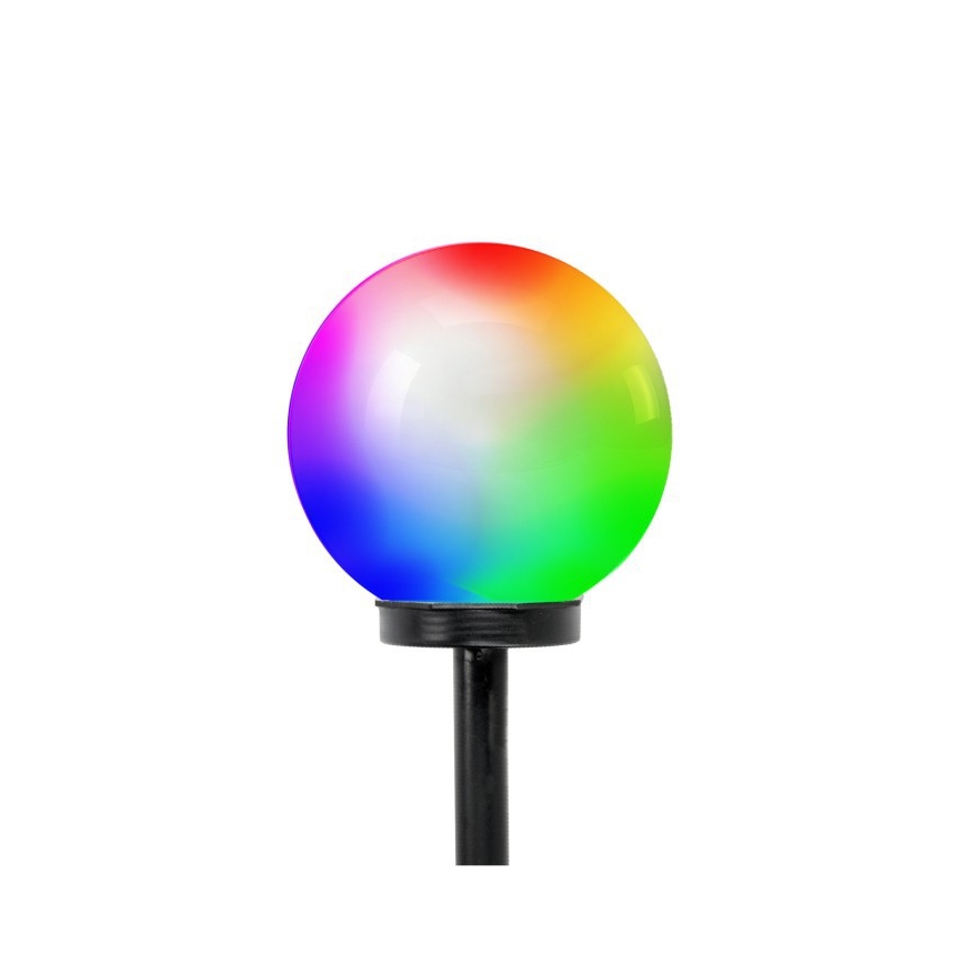 Lampa solarna LED RGB SPHERE LED/1,2 V IP44 200 mAh śr. 20 cm