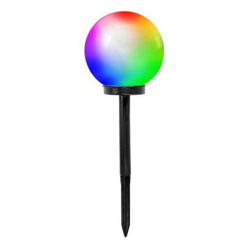 Lampa solarna LED RGB z czujnikiem SPHERE LED/1,2V IP44 200 mAh śr. 20 cm
