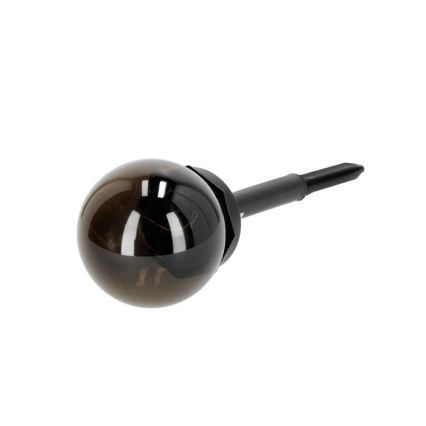 Lampa solarna LED z czujnikiem GLEAM LED/1,2V 3000K IP44 40 mAh dymiona/czarna