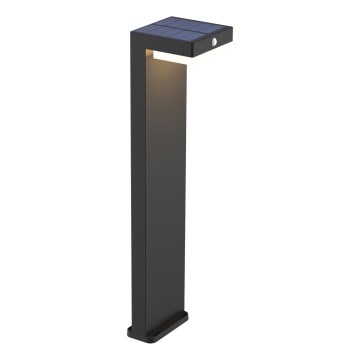 Lampa solarna LED z czujnikiem MALI LED/4,5W/3,7V 2000 mAh IP44 czarna