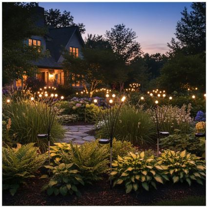 Lampa solarna LED z czujnikiem SPRINKLE LED/1xAAA 3000K IP44 200 mAh