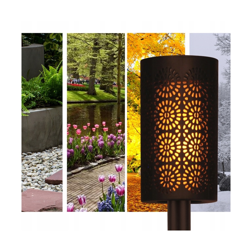 Lampa solarna LED z czujnikiem zmierzchu LED/2V IP44 600 mAh