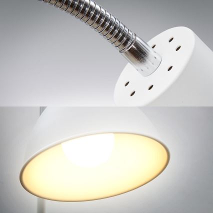 Lampa stojąca 1xE27/25W/230V biała